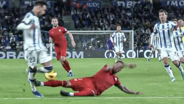 Sergio Ramos lors de Real Sociedad-Séville, le 26 novembre 2023 en Liga Sergio Ramos lors de Real Sociedad-Séville, le 26 novembre 2023 en Liga