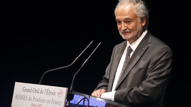 L'économiste et président de la fondation "Planet Positive" Jacques Attali, le 9 septembre 2016 à Reims.