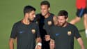 Neymar, Luis Suarez et Lionel Messi en 2017