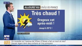 Météo Paris Île-de-France du 6 juillet: Très forte chaleur et risque orageux prévu dans l'après-midi 