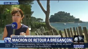 Emmanuel Macron de retour au fort de Brégançon pour le week-end