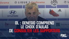 OL : Genesio comprend le choix d'Aulas de consulter les supporters (mais assume ses responsabilités)