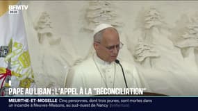 Le pape Léon XIV appelle "les artisans de la paix à persévérer" pour sa première journée de visite au Liban