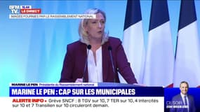 Marine Le Pen: "La sécurité sera évidemment dans cette campagne, une préoccupation quotidienne et un axe fort"
