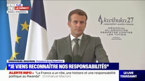 Génocide rwandais: Emmanuel Macron souhaite "une alliance respectueuse, lucide, solidaire entre la jeunesse du Rwanda et la jeunesse de France"