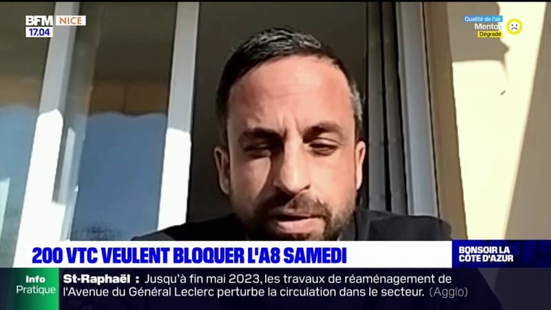 "On réclame ce numerus clausus": l'association "Union des VTC 06/83", évoque le nombre de VTC