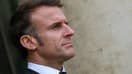 Emmanuel Macron à l'Élysée le 7 octobre 2024