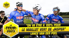 Tour de France - E4 : "On va être à 100% derrière le maillot vert de Jasper" lance Van der Poel