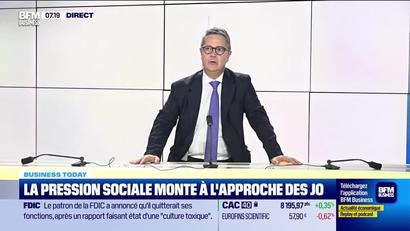 Franck Morel (ex-conseiller social d'Edouard Philippe) : La pression sociale monte à l'approche des JO - 21/05