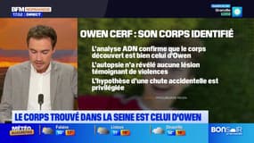 Rouen: le corps découvert dans la Seine est celui d'Owen, disparu à la sortie d'une boîte de nuit