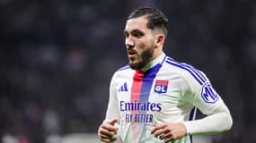 Rayan Cherki avec l'OL le 30 janvier 2025