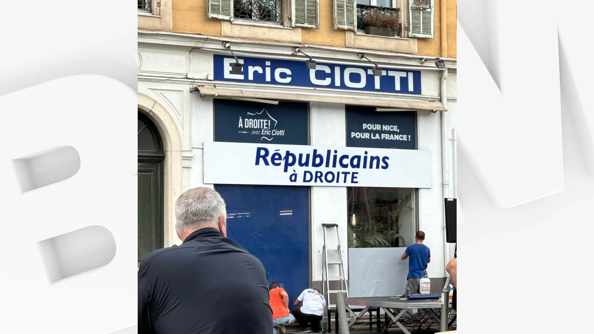 La devanture de la permanence d'Eric Ciotti a été changée ce jeudi 27 juin 2024. La devanture de la permanence d'Eric Ciotti a été changée ce jeudi 27 juin 2024.