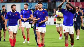 MAxime Médard, Romain Ntamack et Virimi Vakatawa