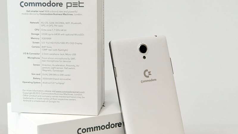 Pour se refaire un nom, Commodore va lancer un smartphone performant à moins de 300 euros.