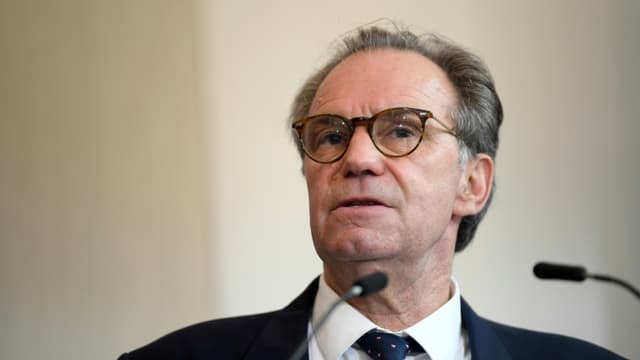 Le président sortant de Provence-Alpes-Côte d'Azur, Renaud Muselier, le 28 avril 2021 à Marseille