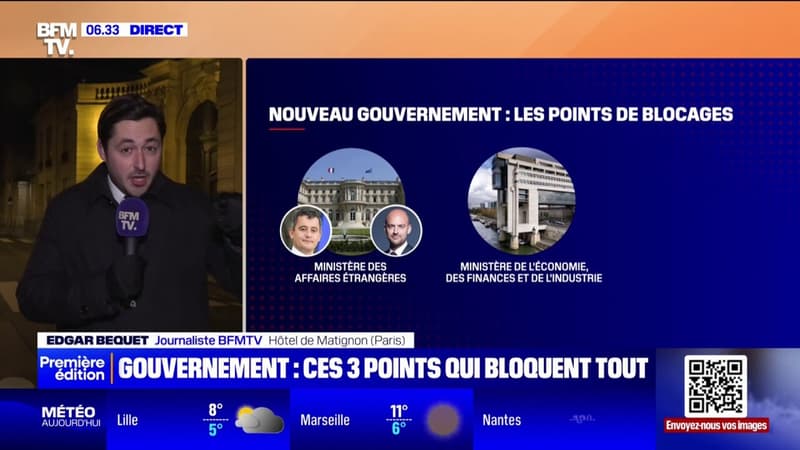 Nouveau gouvernement: les points de blocage