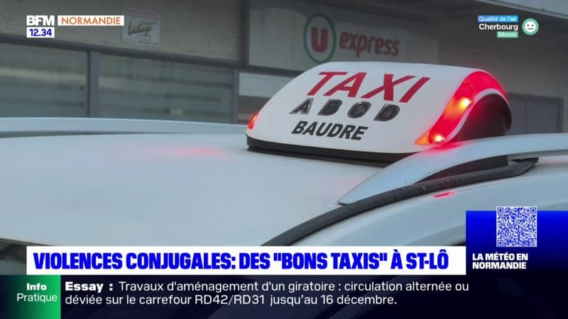 Saint-Lô: des chauffeurs de taxi pour mettre à l'abri des victimes de violences conjugales