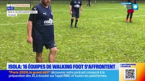 "Pas le droit de courir": 16 équipes s'affrontent au "walking foot" à Isola
