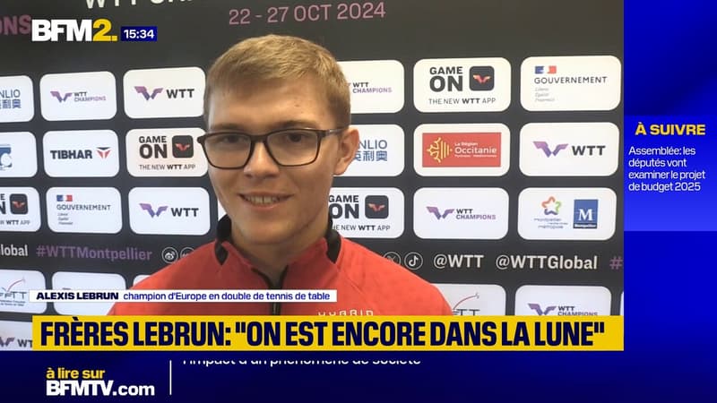 Alexis Lebrun avant le tournoi de Montpellier : 