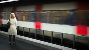 Le RER à la station Auber, à Paris. (photo d'illustration)
