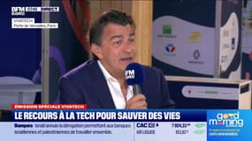Sécurité routière: Yannick Alléno vient présenter les "70 innovations" retenues par son association au salon Vivatech à Paris