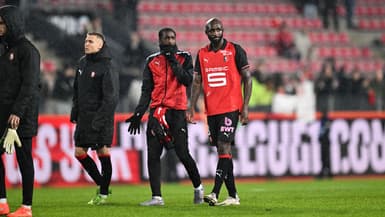 Seko Fofana avec Rennes face au Havre, le 18 janvier 2026.
