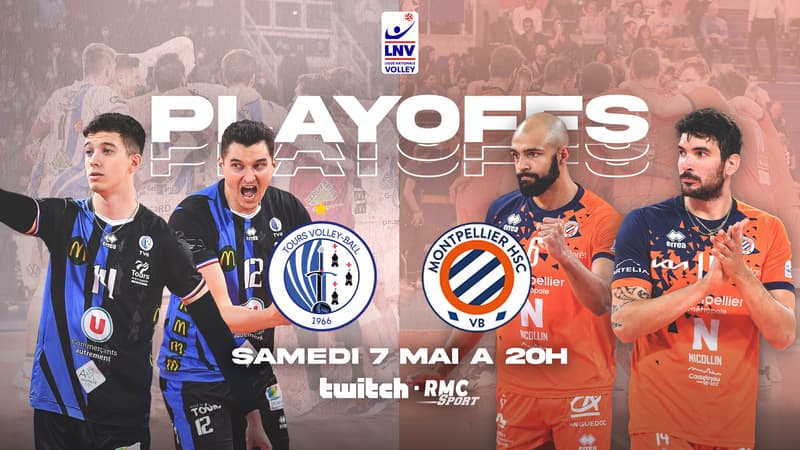 La finale 2022 du championnat de France de volley masculin entre Tours et Montpellier