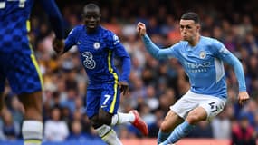 N'Golo Kanté et Phil Foden