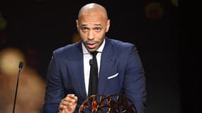 Thierry Henry à la cérémonie des Trophées UNFP, le 28 mai 2023