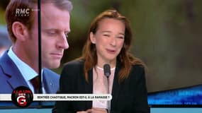 Macron - "Emmanuel Macron était l'homme qui réussissait tout, on s’aperçoit que les choses ne sont pas si simples. [...] Au lieu de faire des sorties stupides à l'étranger, il devrait s'exprimer devant les Français." Marie-Anne Soubré