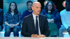 Jean-Michel Blanquer sur notre plateau. 