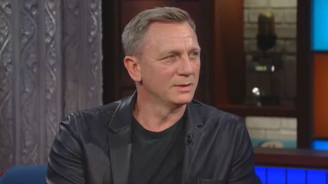Daniel Craig dans le "Late Show" de Stephen Colbert