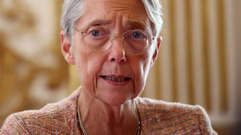 Élisabeth Borne le 18 septembre 2023