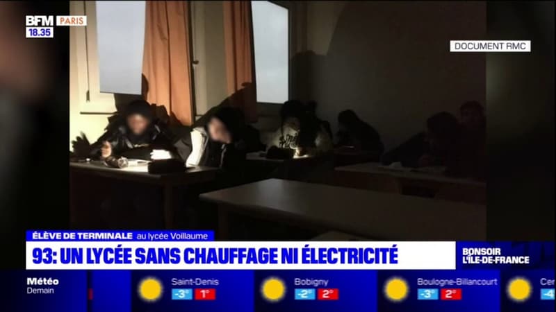 Aulnay-sous-Bois: un lycée sans chauffage ni électricité