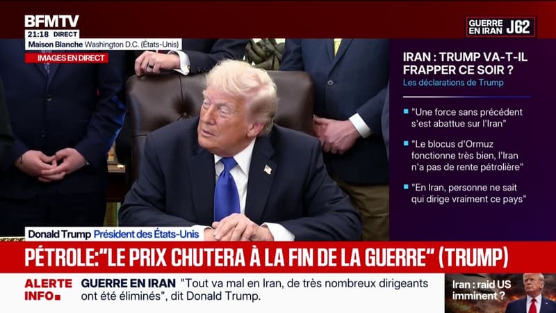 Pétrole: Le prix va chuter dès que la guerre prendra fin, annonce Donald Trump