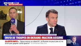 Guerre en Ukraine: "Nous ne faisons pas le choix de la défaite", affirme Laurent Jacobelli (RN)