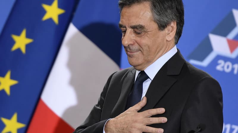 François Fillon après sa victoire à la primaire de la droite le 27 novembre 2016