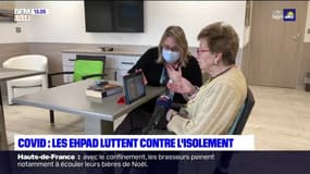 Covid: des appels en visio pour les pensionnaires de l'Ehpad d'Hesdin-l'Abbé