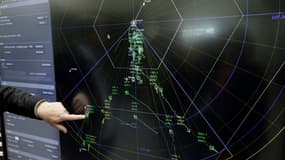 Les images de radars de Thales testés sur un moniteur à Limours (photo d'illustration).