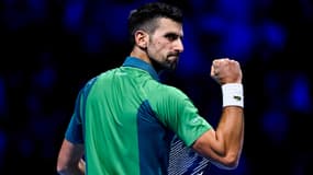 Novak Djokovic au Masters de fin de saison à Turin, 12 novembre 2023