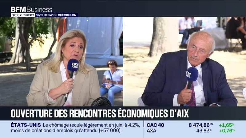 Jean-Hervé Lorenzi (Rencontres Économiques d'Aix) : Ouverture des Rencontres Économiques d'Aix - 02/07