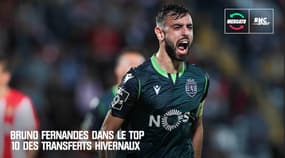 Nouvelle recrue de Manchester United, Bruno Fernandes intègre le Top 10 du mercato hivernal