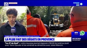 Provence: la pluie touche violemment la Provence 