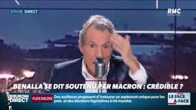 "Viens! Viens parler! Viens nous apporter les preuves": l'appel de Jean-Jacques Bourdin à Alexandre Benalla
