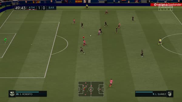 Atlético-Barça dans FIFA 21