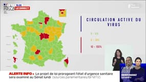 Olivier Véran dévoile la carte des départements en rouge, orange ou vert en fonction de l'activité virale