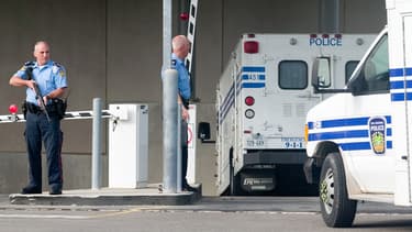 Fourgon de police au Canada (illustration)