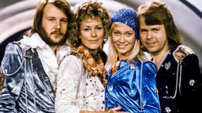 Benny Andersson, Anni-Frid Lyngstad, Agnetha Faltskog & Bjorn Ulvaeus, les membres du groupe ABBA