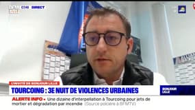 Violences à Tourcoing: Arnaud Boutelier, secrétaire régional adjoint du syndicat Alliance, déplore "une violence gratuite"