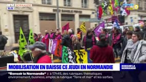 Réforme des retraites: mobilisation en baisse en Normandie